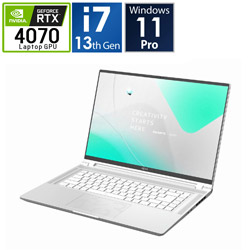 GIGABYTE ゲーミングノートパソコン AERO 16 OLED BSF-73JP994SP トワイライトシルバー [16.0型 /Windows11 Pro /intel Core i7 /メモリ:16GB /SSD:1TB /Officeソフトなし /日本語版キーボード /2023年2月モデル]