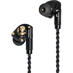 ACOUSTUNE イヤホン カナル型 Mat Black&Gold ACO-HS1657CU-BLK [φ3.5mm ミニプラグ]