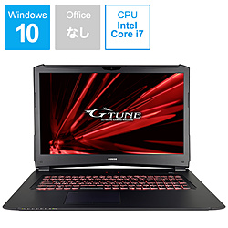 mouse BC-GN87M1S5H2G17-183 ゲーミングノートパソコン G-Tune ブラック [17.3型 /Windows10 Home /intel Core i7 /メモリ:16GB /HDD:2TB /SSD:512GB /Officeソフトなし /日本語版キーボード /2018年11月モデル]