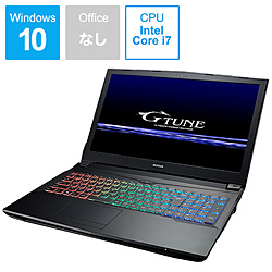 mouse BC-GND87M8S2H1G16-18 ゲーミングノートパソコン G-Tune ブラック [15.6型 /Windows10 Home /intel Core i7 /メモリ:8GB /HDD:1TB /SSD:256GB /Officeソフトなし /日本語版キーボード /2018年11月モデル]