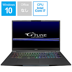 mouse BC-GN17I87M8S2G16-184 ゲーミングノートパソコン G-Tune ブラック [17.3型 /Windows10 Home /intel Core i7 /メモリ:8GB /SSD:256GB /2019年1月モデル]