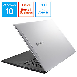 mouse ノートパソコン mouse シルバー BC-MB1585M8H1S2-184A [15.6型 /Windows10 Home /intel Core i7 /メモリ:8GB /HDD:1TB /SSD:256GB /Office HomeandBusiness /2019年1月モデル]