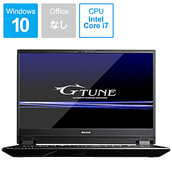 mouse BC-GN1597R274K-192 ゲーミングノートパソコン G-Tune ブラック [15.6型 /Windows10 Home /intel Core i7 /メモリ:16GB /HDD:1TB /SSD:512GB /Officeソフトなし /日本語版キーボード]