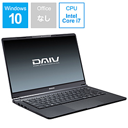 mouse ノートパソコン DAIV BC-DAIVN14MX25-192 [14.0型 /Windows10 Home /intel Core i7 /メモリ:16GB /SSD:512GB /無し /2019年8月モデル]