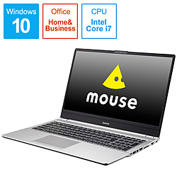 mouse ノートパソコン mouse BC-MB1585M8S5-193A [15.6型 /Windows10 Home /intel Core i7 /メモリ:8GB /SSD:512GB /Office HomeandBusiness /2019年11月モデル]