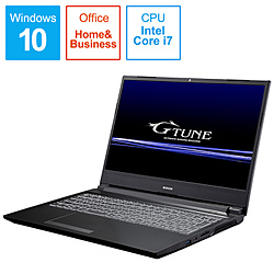 mouse GTP5A191101 ゲーミングノートパソコン G-Tune [15.6型 /Windows10 Home /intel Core i7 /メモリ:16GB /HDD:1TB /SSD:256GB /Office Home and Business]