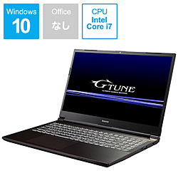 mouse GTP5201101 ゲーミングノートパソコン G-Tune [15.6型 /Windows10 Home /intel Core i7 /メモリ:16GB /SSD:512GB /Officeソフトなし]