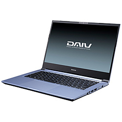 mouse ノートパソコン DAIV シルバー DA-14DANV41MED7G16T [14.0型 /Windows10 Home /intel Core i7 /メモリ:32GB /SSD:1TB /無し /日本語版キーボード]