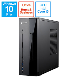 mouse BIZD104M8S5B デスクトップパソコン [モニター無し /Windows10 Pro /intel Core i5 /メモリ:8GB /SSD:512GB /Office HomeandBusiness]