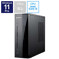 mouse BIZD114M16 デスクトップパソコン mouse [モニター無し /Windows11 Pro /intel Core i5 /メモリ:16GB /SSD:256GB /無し /2021年11月モデル]