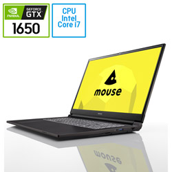 mouse GTN-NP7011800HG1650 ゲーミングノートパソコン mouse [17.3型 /Windows11 Home /intel Core i7 /メモリ:16GB /SSD:512GB /Officeソフトなし]