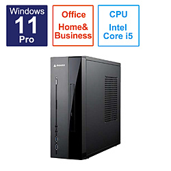 mouse BIZD124M16B デスクトップパソコン mouse [モニター無し /Windows11 Pro /intel Core i5 /メモリ:16GB /SSD:256GB /Office HomeandBusiness]