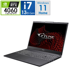 mouse P6-I7G60BC25CNHBK3 ゲーミングノートパソコン G-Tune [16.0型 /Windows11 Home /intel Core i7 /メモリ:32GB /SSD:500GB /Officeソフトなし /日本語版キーボード]
