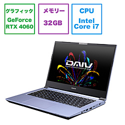 mouse ノートパソコン DAIV S4-I7G60BC21CNHCB3 [14.0型 /Windows11 Home /intel Core i7 /メモリ:32GB /SSD:1TB /無し /日本語版キーボード]