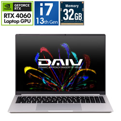 mouse ノートパソコン DAIV Z6-I7G60BC21CNHSR3 [16.0型 /Windows11 Home /intel Core i7 /メモリ:32GB /SSD:1TB /無し /日本語版キーボード]
