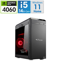 mouse DGI5G60BC21DNHB3 ゲーミングデスクトップパソコン G-Tune(RTX 4060) ブラック