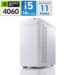 mouse DGI5G60BC21DNHW3 ゲーミングデスクトップパソコン G-Tune(RTX 4060) ホワイト