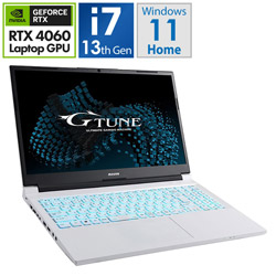 mouse P5I7G60BC21CNHWT3 ゲーミングノートパソコン G-Tune(RTX 4060) [15.6型 /Windows11 Home /intel Core i7 /メモリ:32GB /SSD:1TB /Officeソフトなし /日本語版キーボード]