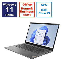 Lenovo ノートパソコン IdeaPad Slim 370i 82RJ00DNBC [14.0型 /Windows11 Home /intel Core i5 /メモリ:8GB /SSD:512GB /Office HomeandBusiness /日本語版キーボード]
