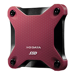 I-O DATA SSPH-UT960R 外付けSSD (PS5対応) レッド