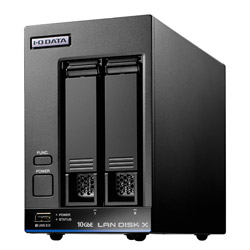 アイオーデータ LAN DISK[4TB搭載 /2ベイ] 10GbE&マルチギガビット対応 Linuxベース HDL2-XA4/RM