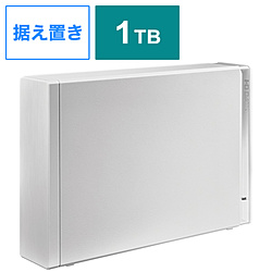I-O DATA HDD-UT1W 外付けHDD USB-A接続 家電録画対応 Windows 11対応 ホワイト [1TB /据え置き型]