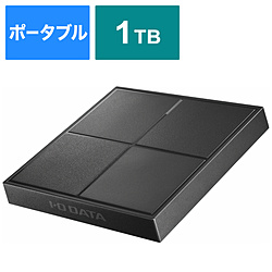 I-O DATA SSPL-UT1K 外付けSSD USB-A接続 (PS5/PS4対応) ビターブラック