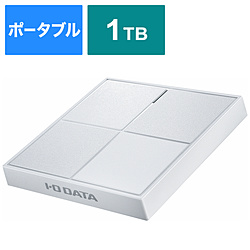 I-O DATA SSPL-UT1W 外付けSSD USB-A接続 (PS5/PS4対応) ミルクホワイト