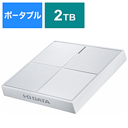 I-O DATA SSPL-UT2W 外付けSSD USB-A接続 (PS5/PS4対応) ミルクホワイト