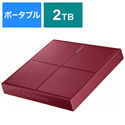 I-O DATA SSPL-UT2R 外付けSSD USB-A接続 (PS5/PS4対応) ラズベリーレッド