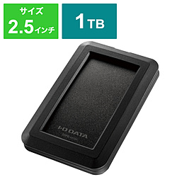 I-O DATA SSPB-USC1KB 外付けSSD USB-C+USB-A接続 ブラック