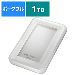 I-O DATA SSPB-USC1WB 外付けSSD USB-C+USB-A接続 ホワイト