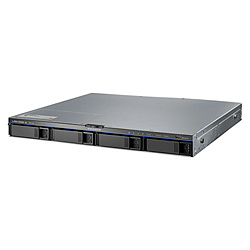IO DATA LAN DISK X [4TB搭載 /4ベイ /64台(10GbE)] ラックマウント Linux OS搭載 法人向けNAS(5年保証・データ復旧サービス付き) HDL4-XA4-UB
