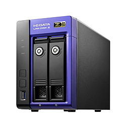アイオーデータ LAN DISK Z [2TB搭載 /2ベイ /100台(ユーザー無制限)] Windows Server IoT 2019搭載 法人向けNAS(5年保証・データ復旧サービス付き) HDL2-Z19SI3A-2B