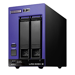 アイオーデータ LAN DISK Z [8TB搭載 /2ベイ /50台(ユーザー無制限)] Windows Server IoT 2019搭載 法人向けNAS(5年保証・データ復旧サービス付き) HDL2-Z19SATA-8B