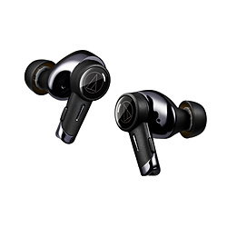 audio-technica 完全ワイヤレスイヤホン BK ATH-TWX9MK2BK [ワイヤレス(左右分離) /ノイズキャンセリング対応 /Bluetooth対応 /USB]
