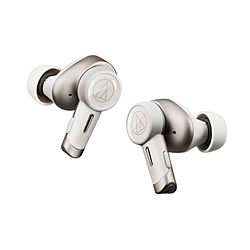 audio-technica 完全ワイヤレスイヤホン WH ATH-TWX9MK2WH [ワイヤレス(左右分離) /ノイズキャンセリング対応 /Bluetooth対応 /USB]