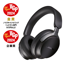 BOSE ブルートゥースヘッドホン (空間オーディオ対応) QuietComfort Ultra Headphones Black QCULTRAHPBLK [ノイズキャンセリング対応 /Bluetooth対応]
