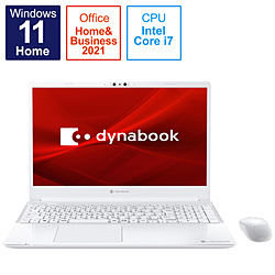dynabook ノートパソコン dynabook(ダイナブック) C7 リュクスホワイト P1C7UPBW