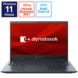 dynabook ノートパソコン dynabook GS5 オニキスブルー P1S5UPBL [13.3型 /Windows11 Home /intel Core i5 /メモリ:8GB /SSD:256GB /Office Home and Business /日本語版キーボード /2022年春モデル]