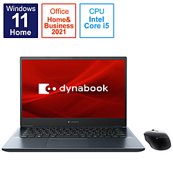 dynabook ノートパソコン dynabook M6 オニキスブルー P2M6UBBL [14.0型 /Windows11 Home /intel Core i5 /メモリ:8GB /SSD:512GB /Office Home and Business /日本語版キーボード /2022年春モデル]