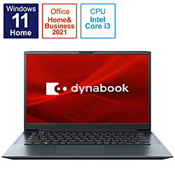 dynabook ノートパソコン dynabook M6 オニキスブルー P1M6VPEL [14.0型 /Windows11 Home /intel Core i3 /メモリ:8GB /SSD:256GB /Office Home and Business /日本語版キーボード /2022年秋冬モデル]