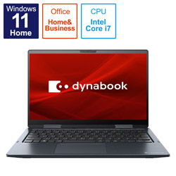 dynabook ノートパソコン dynabook V8 ダークブルー P1V8VPBL [13.3型 /Windows11 Home /intel Core i7 /メモリ:16GB /SSD:512GB /Office Home and Business /日本語版キーボード /2022年秋冬モデル]