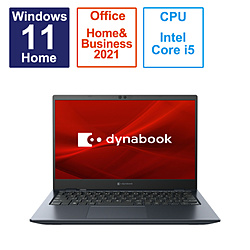 dynabook ノートパソコン dynabook G6 オニキスブルー P2G6WBBL [13.3型 /Windows11 Home /intel Core i5 /メモリ:16GB /SSD:512GB /Office Home and Business /日本語版キーボード /2023年5月モデル]