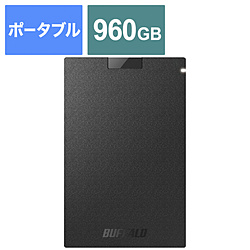 BUFFALO SSD-PG960U3-BA 外付けSSD USB-A接続 (PS5対応) ブラック
