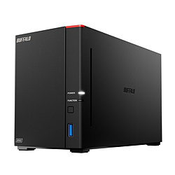 BUFFALO NAS[16TB搭載 /2ベイ] LinkStation SOHO 2.5GbE搭載 高速モデル LS720DN1602B