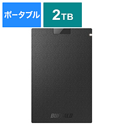 BUFFALO SSD-PG2.0U3-BC 外付けSSD USB-A接続 ブラック