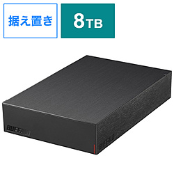 BUFFALO HD-LE8U3-BB 外付けHDD USB-A接続 テレビ・パソコン両対応 ブラック [8TB /据え置き型]