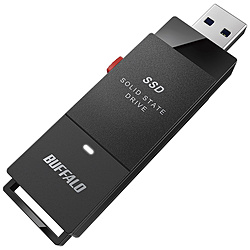 BUFFALO SSD-PUTVB1.0U3-B 外付けSSD USB-A接続 SIAA抗菌(PC・TV両対応、PS5対応) ブラック