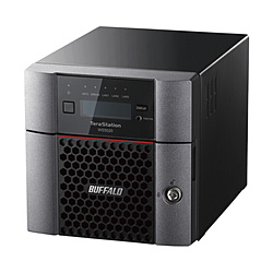 BUFFALO NAS [16TB搭載 /2ベイ] TeraStation / Windows Server IoT 2022 for Storage Standard ブラック WS5220DN16S2